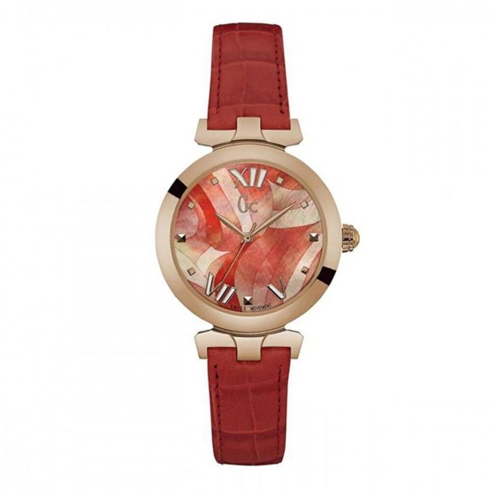 GC Y20004L3 Analog Watch MotherofPearl Dial Women Orange Watches
